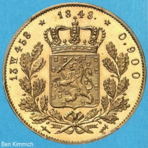20 Gulden Vorderseite